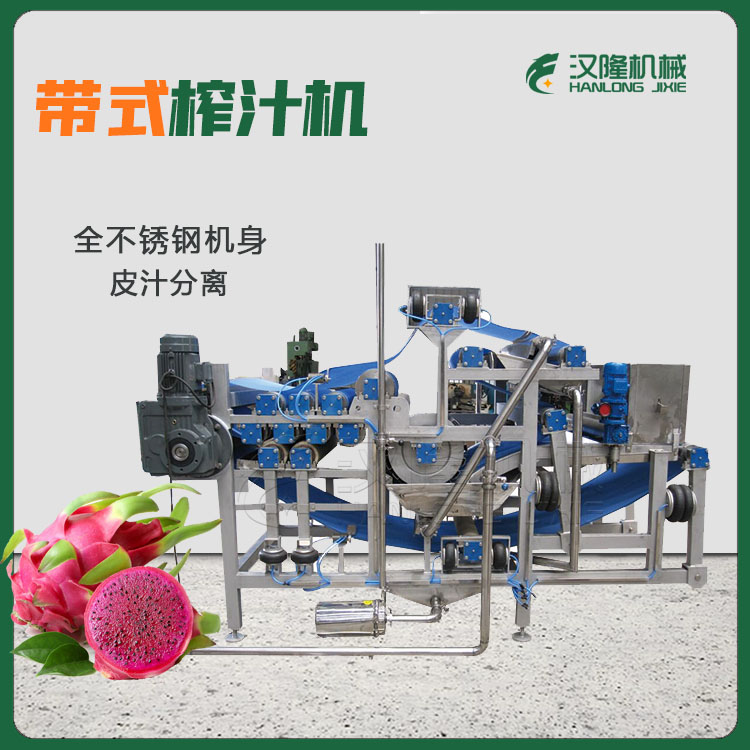全自動火龍（lóng）果榨汁機 大型工業不鏽鋼榨汁機 多功能可（kě）定製榨汁機