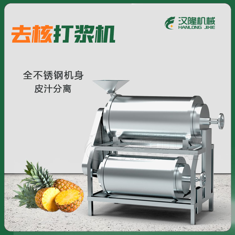 不鏽鋼黃桃桔（jú）子打漿機 多功能果蔬打泥機 芒果去皮去核打漿機