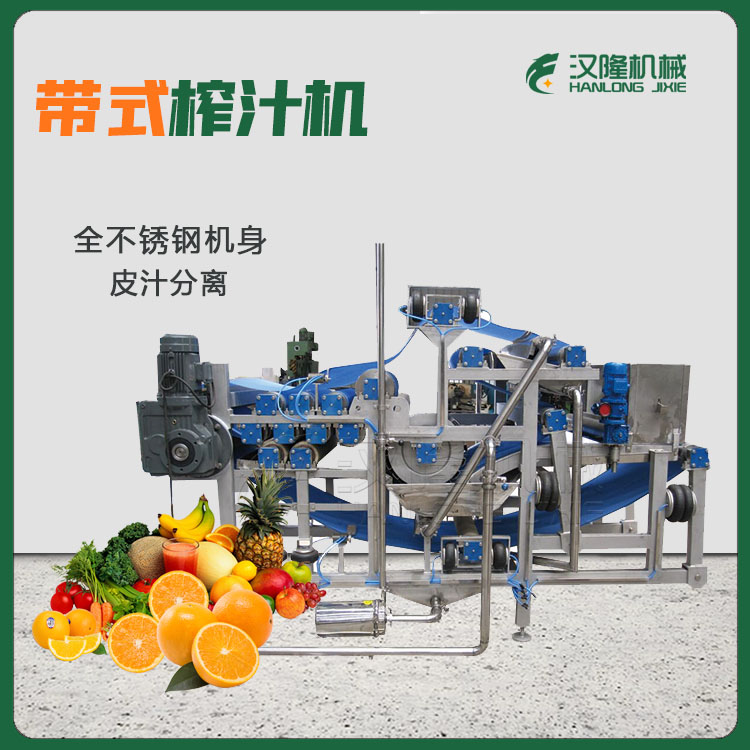 廠家供應水果（guǒ）榨汁機 帶式榨汁機 工業榨汁機 果蔬加工設（shè）備