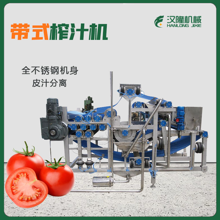 多功能（néng）水（shuǐ）果榨汁機 大型（xíng）工業榨汁機 DYJ型帶式（shì）果蔬榨汁機