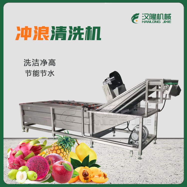廠（chǎng）家直發CXJ係列不鏽鋼蘋果梨葡萄火（huǒ）龍果清洗專用氣泡提升（shēng）輸送清洗機