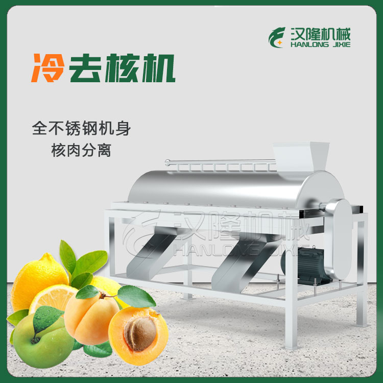 廠（chǎng）家供應不（bú）鏽鋼檸檬去核黃桃杏子核肉分離機冷去核機
