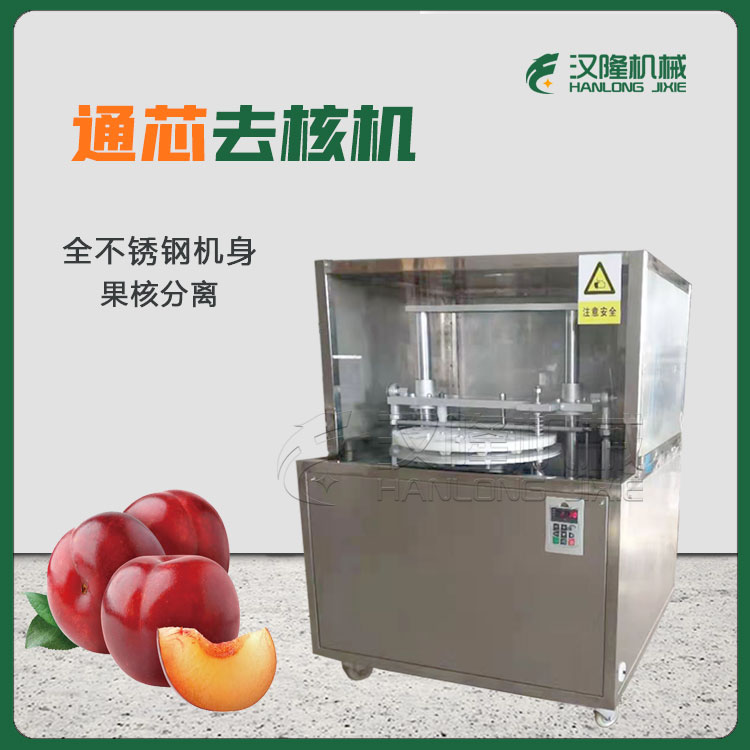 工業不鏽（xiù）鋼（gāng）核肉分（fèn）離李（lǐ）子杏子去核（hé）機 通芯（xīn）去核打漿商用（yòng）水果（guǒ）加工設備廠家出售（shòu）