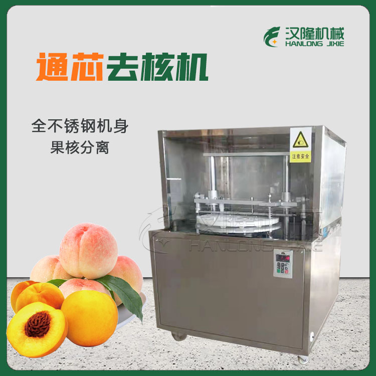 【去核機】高速（sù）桃子黃桃水蜜桃通芯去核機  果核肉（ròu）去核分離打漿 果蔬加工專（zhuān）用設（shè）備